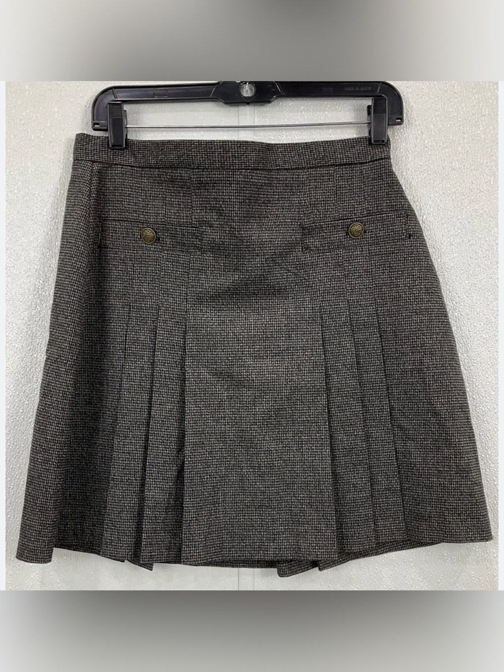 Loft Women's Pleated Skirt - Gray